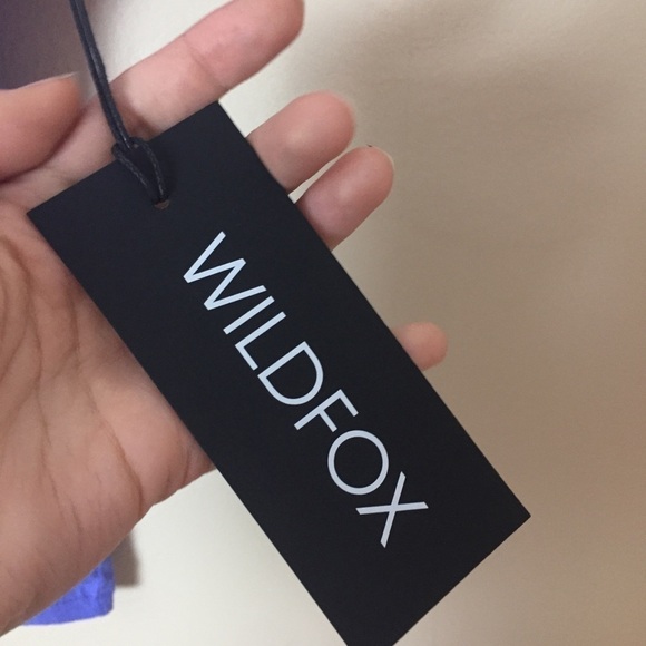 [Wildfox] Small Blue Distressed Happy Hour T-shirt - Picture 3 of 10